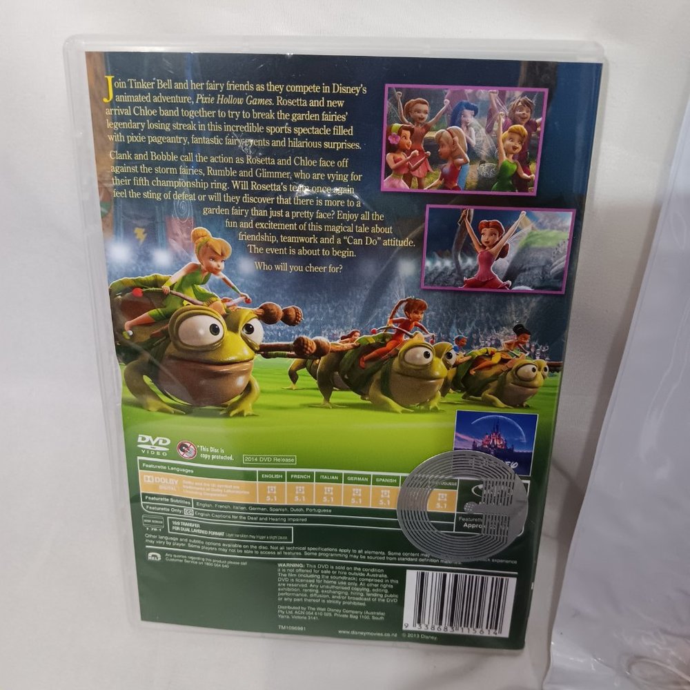 Disney Fairies Tinkerbell and Friends Bundle 2 Paddle Balls - 1 DVD - 2 Spin'em - Picture 7 of 14